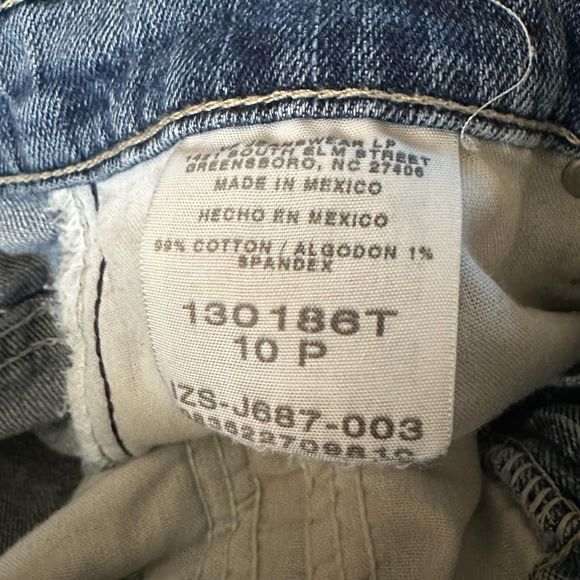 Riders Relaxed Fit Women's Boot Cut Jeans, Size 10P, Pre-owned - Picture 5 of 6